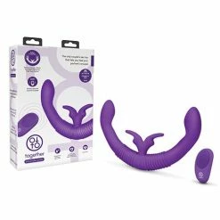 Electric Eel Together Female Intimacy Vibe With Remote - Purple Dildos