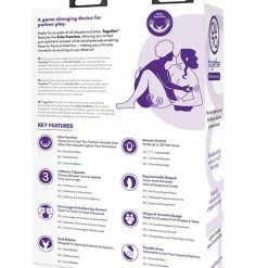 Electric Eel Together Female Intimacy Vibe With Remote - Purple Dildos