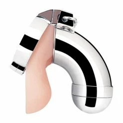 Electric Eel Kink & BDSM Blue Line Submission Cage - Silver