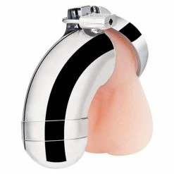 Electric Eel Kink & BDSM Blue Line Submission Cage - Silver