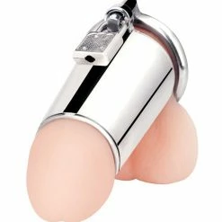 Electric Eel Blue Line Ultimate Cock Tease Cage - Silver