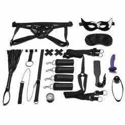 Electric Eel Kink & BDSM Everything You Need Bondage In A Box 12 Piece Bedspreader Set