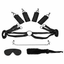 Electric Eel Kink & BDSM Fuzzy Lovers 4 Piece Bedspreader Set