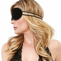 Electric Eel Lux Fetish Peek A Boo Love Mask - Black
