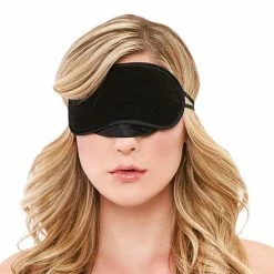 Electric Eel Lux Fetish Peek A Boo Love Mask - Black