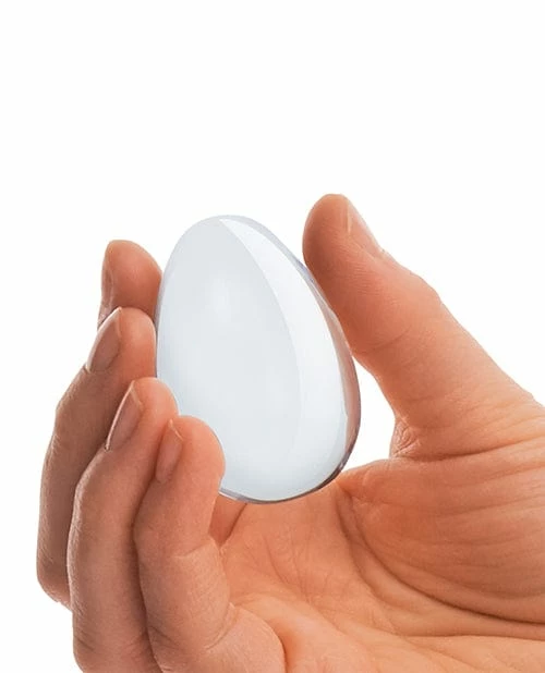 Electric Eel Glas 2 Piece Glass Yoni Eggs Set - Clear Sexual Enhancers For Couples