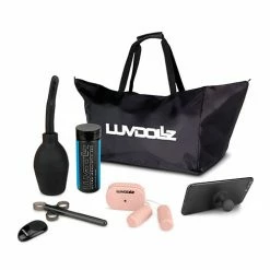 Electric Eel Luvdolz Remote Control Rechargeable Doggy Style Pussy & Ass W-douche - Ivory