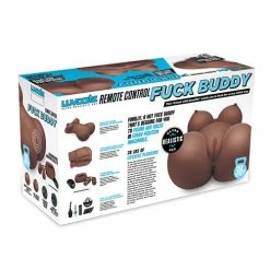 Electric Eel Luvdolz Remote Control Rechargeable Fuck Buddy With Douche - Mocha