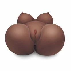 Electric Eel Luvdolz Remote Control Rechargeable Fuck Buddy With Douche - Mocha