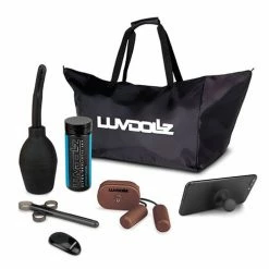 Electric Eel Luvdolz Remote Control Rechargeable Fuck Buddy With Douche - Mocha