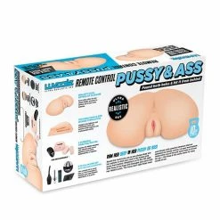 Electric Eel Penis Toys Luvdolz Remote Control Rechargeable Pussy & Ass With Douche - Ivory