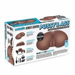 Electric Eel Luvdolz Remote Control Rechargeable Pussy & Ass With Douche - Mocha