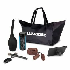 Electric Eel Luvdolz Remote Control Rechargeable Pussy & Ass With Douche - Mocha