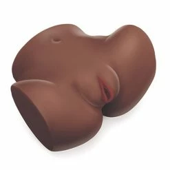 Electric Eel Luvdolz Remote Control Rechargeable Spread Eagle Pussy & Ass With Douche - Mocha