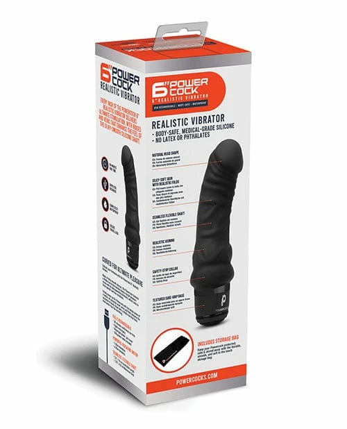 Electric Eel Vibrators Powercocks 6" Realistic Vibrator