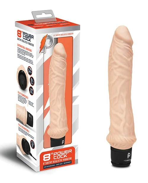 Electric Eel Powercocks 8" Girthy Realistic Vibrator
