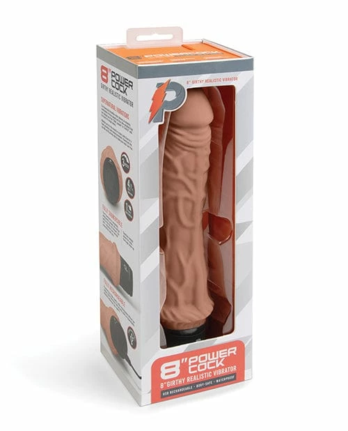 Electric Eel Powercocks 8" Girthy Realistic Vibrator