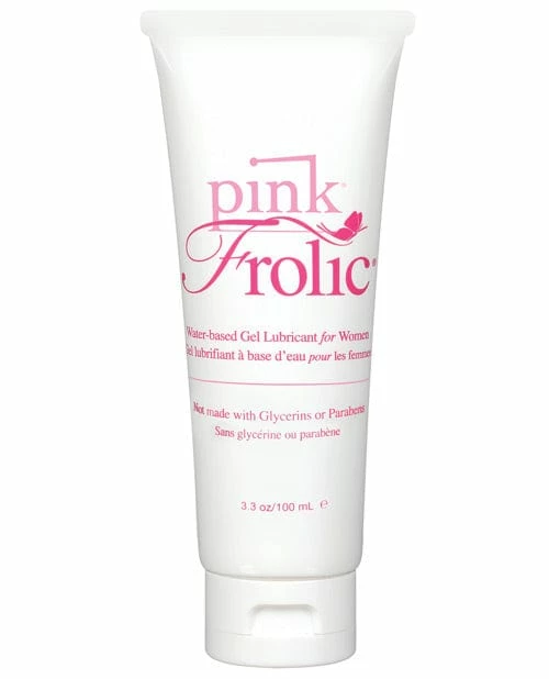 Empowered Products Pink Frolic Gel Lubricant - 3.3 Oz. Flip Top Tube Lubes