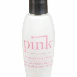 Empowered Products Pink Silicone Lube Flip Top Bottle
