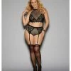 Escante Euphoria Bra Set With Detachable Garters & Hose Lingerie