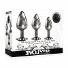 Evolved Novelties Anal Toys Evolved Black Gem Anal Plug Set