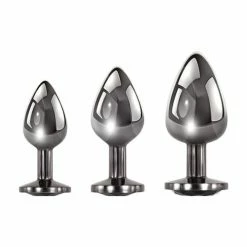 Evolved Novelties Anal Toys Evolved Black Gem Anal Plug Set