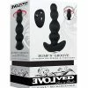 Evolved Novelties Evolved Bump N' Groove Vibrating Butt Plug - Black Anal Toys