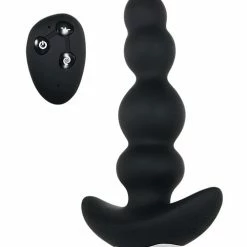 Evolved Novelties Evolved Bump N' Groove Vibrating Butt Plug - Black Anal Toys