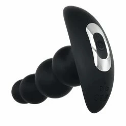 Evolved Novelties Evolved Bump N' Groove Vibrating Butt Plug - Black Anal Toys