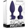 Evolved Novelties Evolved Dynamic Duo Anal Rechargeable - Purple-White Anal Toys