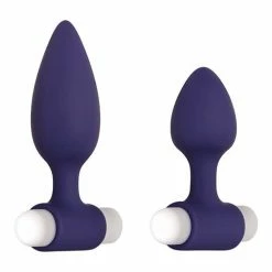 Evolved Novelties Evolved Dynamic Duo Anal Rechargeable - Purple-White Anal Toys