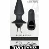 Evolved Novelties Evolved Plug & Play Remote Anal Plug - Black