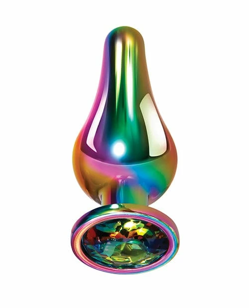 Evolved Novelties Anal Toys Evolved Rainbow Metal Plug