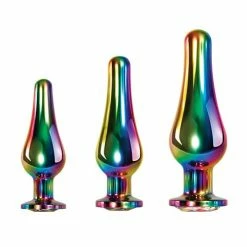Evolved Novelties Evolved Rainbow Metal Plug Set