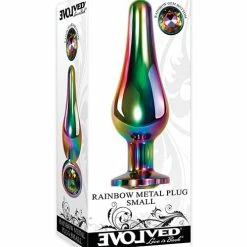 Evolved Novelties Anal Toys Evolved Rainbow Metal Plug