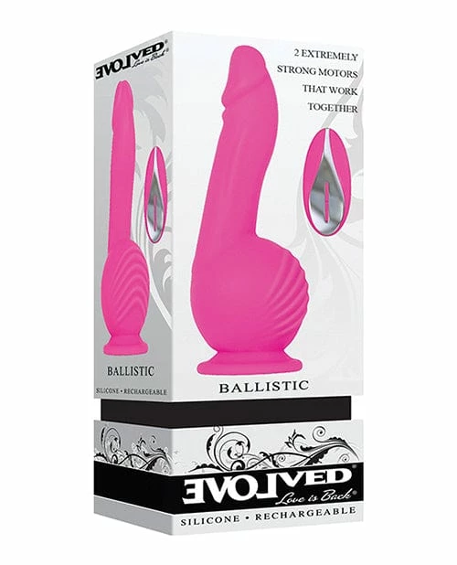Evolved Novelties Evolved Ballistic Dildo - Pink