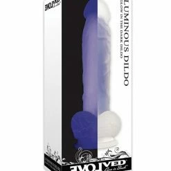 Evolved Novelties Dildos Evolved Luminous Dildo Non Vibrating - Purple
