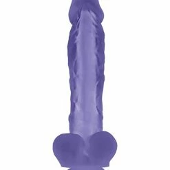Evolved Novelties Evolved Luminous Dildo Stud Non Vibrating - Purple Dildos