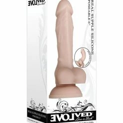 Evolved Novelties Evolved Real Supple Silicone Poseable 6" Dildos