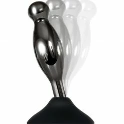 Evolved Novelties Anal Toys Evolved Joy Sticks 2 Pc Plug Set - Black-chrome