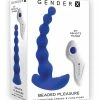 Anal Toys Gender X Beaded Pleasure - Blue