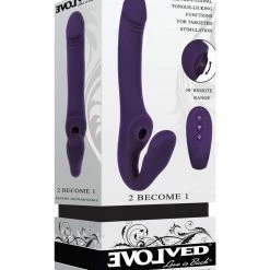 Evolved Novelties Evolved 2 Become 1 Strapless Strap On - Purple Dildos