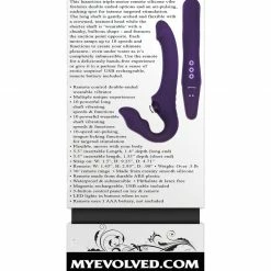 Evolved Novelties Evolved 2 Become 1 Strapless Strap On - Purple Dildos