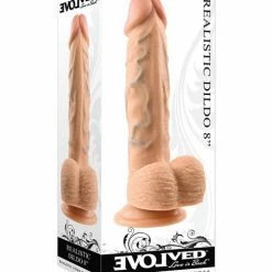 Evolved Novelties Dildos Evolved 8" Realistic Dildo With Balls