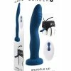 Gender X Snuggle Up Dual Motor Strap On Vibe W-harness - Blue