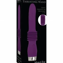 Adam & Eve Deep Love Thrusting Wand - Purple