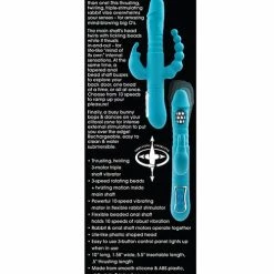 Vibrators Adam & Eve Eve's Posh Thrusting Warming Rabbit - Purple