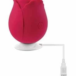 Vibrators Adam & Eve Eve's Ravishing Rose Clit Pleaser - Red