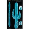 Adam & Eve Eve's Thrusting Triple Joy Rabbit - Teal