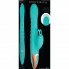 Adam & Eve Heat Me Up Warming Rabbit Thruster - Aqua